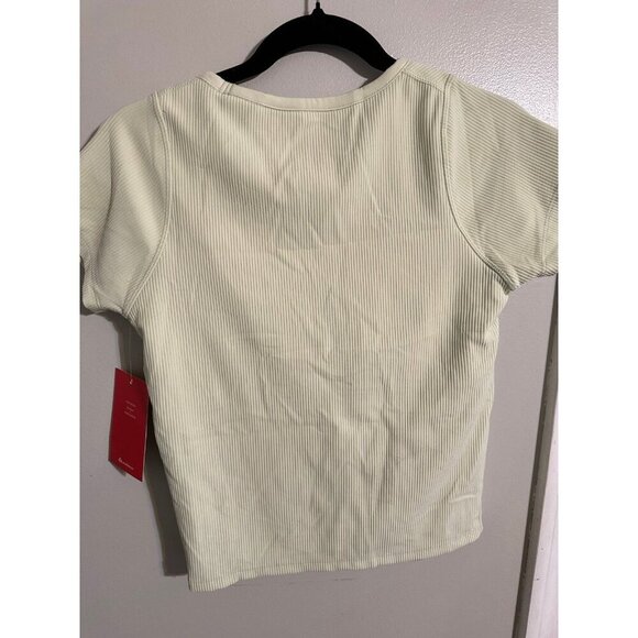 Enerbloom Light Green cropped short sleeve‎ athletic shirt - medium - NWT - Picture 5 of 8